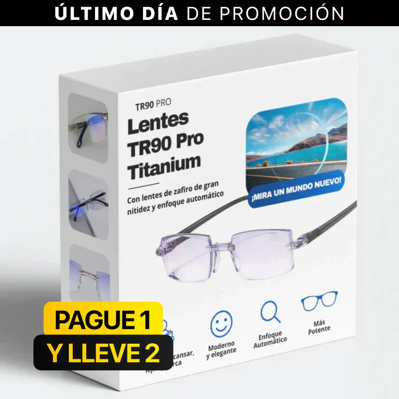 Lentes TR90 Titanium Pro - ¡COMPRA 1 Y LLEVATE 2!